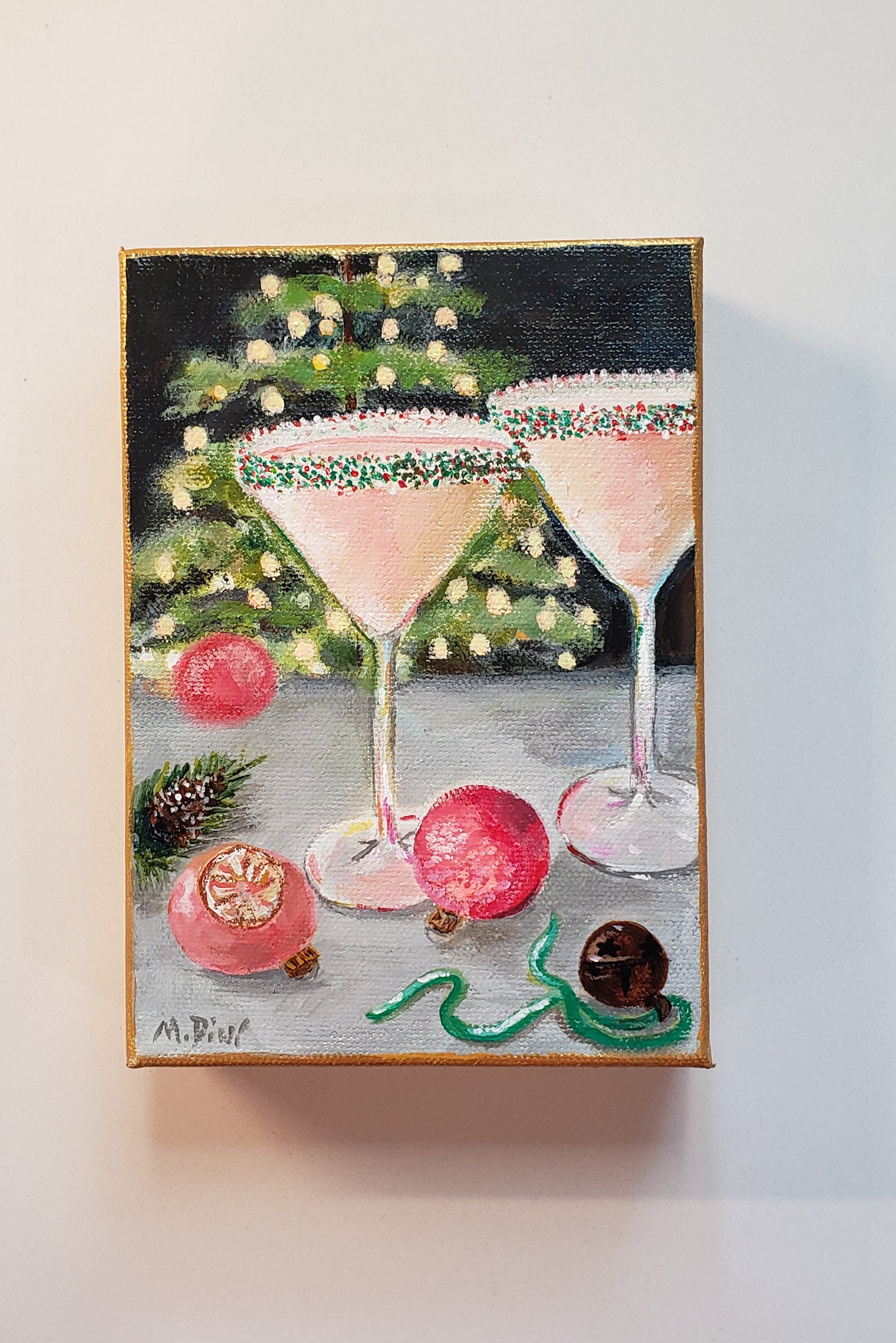 Not So Dirty Christmas Martini by Michelle Dini