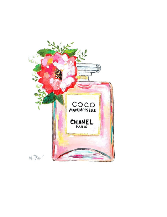 Coco Chanel Pink Original by Michelle Dini